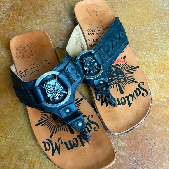 Genuine Leather Sandals - Picture 1 of 4